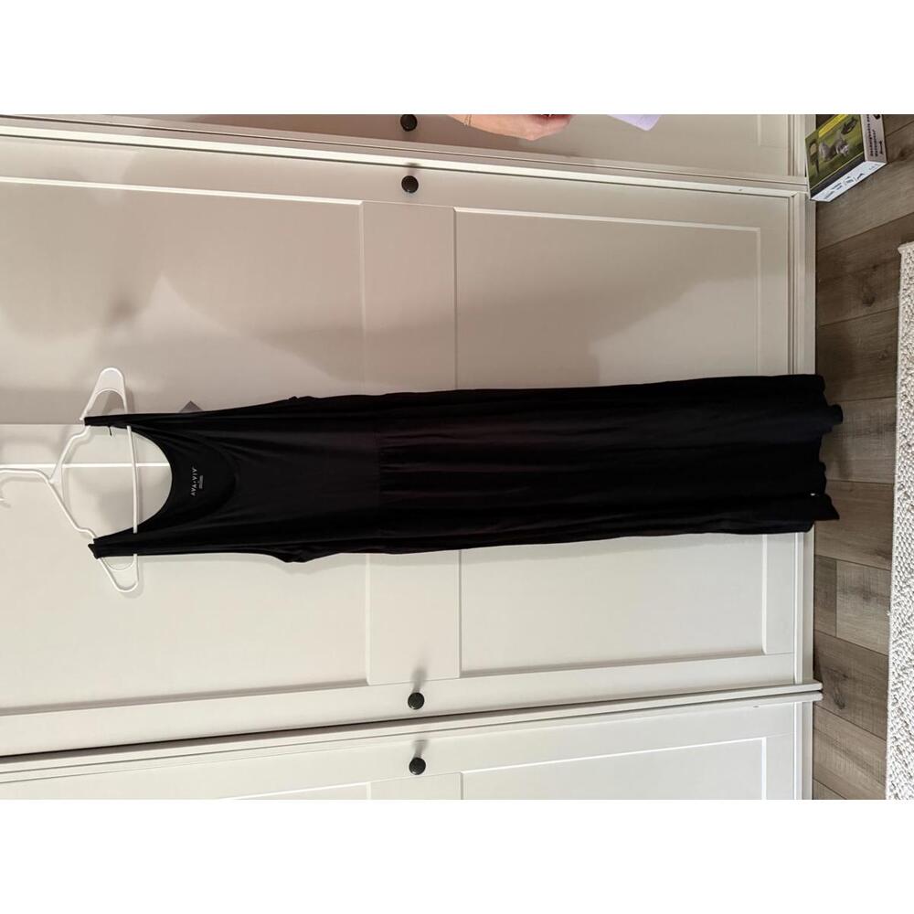 Comfortable Black Maxi Dress - 3X Size